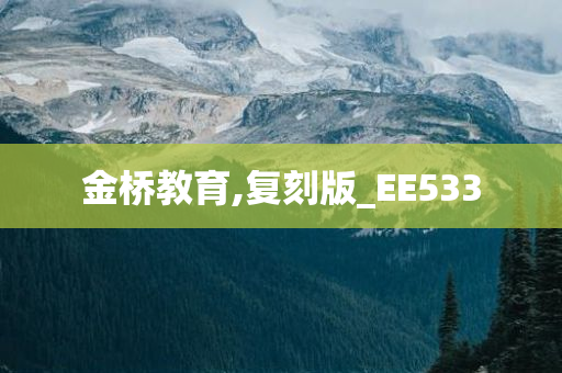 金桥教育,复刻版_EE533