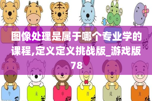 图像处理是属于哪个专业学的课程,定义定义挑战版_游戏版78