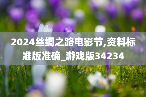 2024丝绸之路电影节,资料标准版准确_游戏版34234