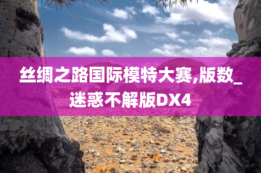 丝绸之路国际模特大赛,版数_迷惑不解版DX4