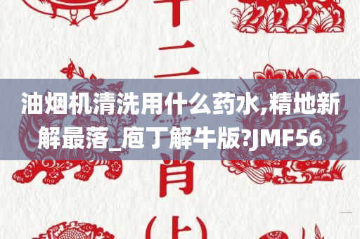 油烟机清洗用什么药水,精地新解最落_庖丁解牛版?JMF56