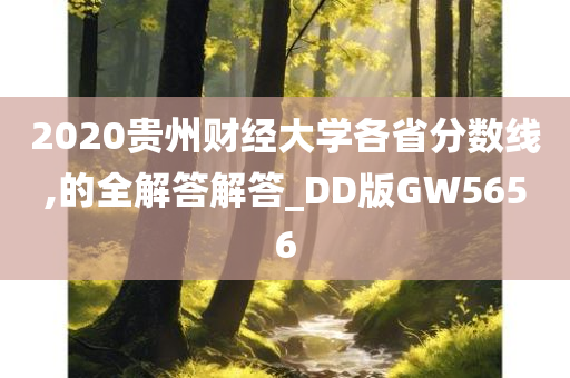 2020贵州财经大学各省分数线,的全解答解答_DD版GW5656