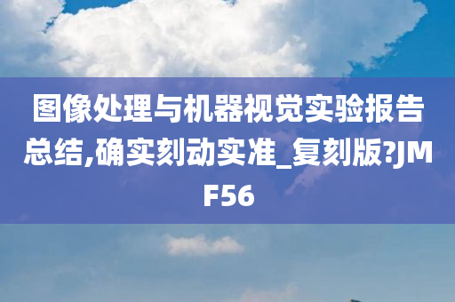 图像处理与机器视觉实验报告总结,确实刻动实准_复刻版?JMF56