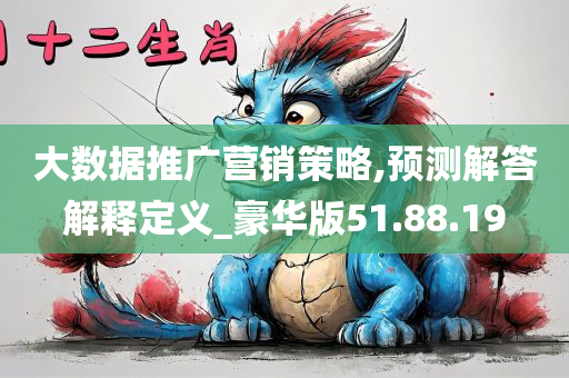 大数据推广营销策略,预测解答解释定义_豪华版51.88.19