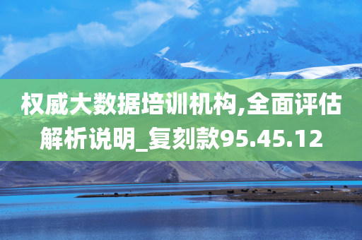 权威大数据培训机构,全面评估解析说明_复刻款95.45.12