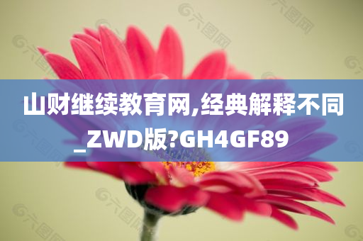 山财继续教育网,经典解释不同_ZWD版?GH4GF89