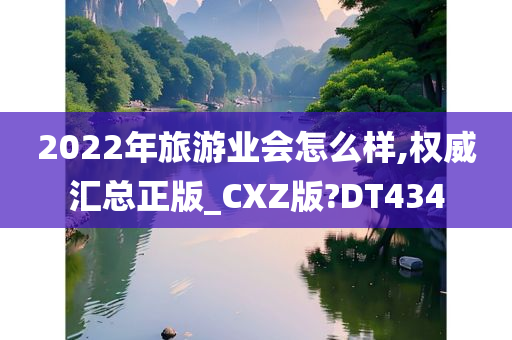 2022年旅游业会怎么样,权威汇总正版_CXZ版?DT434