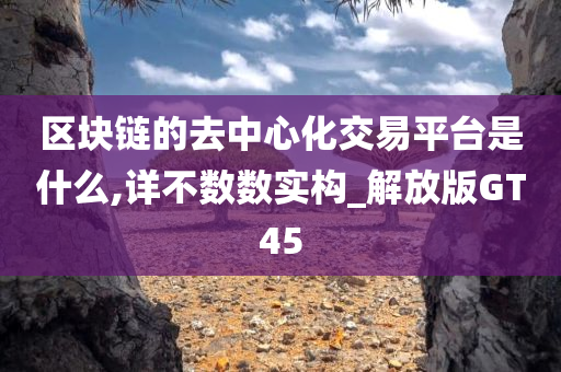 区块链的去中心化交易平台是什么,详不数数实构_解放版GT45