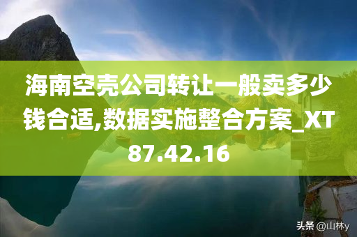 海南空壳公司转让一般卖多少钱合适,数据实施整合方案_XT87.42.16