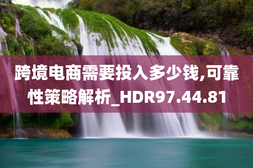 跨境电商需要投入多少钱,可靠性策略解析_HDR97.44.81