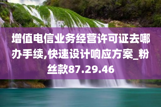 增值电信业务经营许可证去哪办手续,快速设计响应方案_粉丝款87.29.46