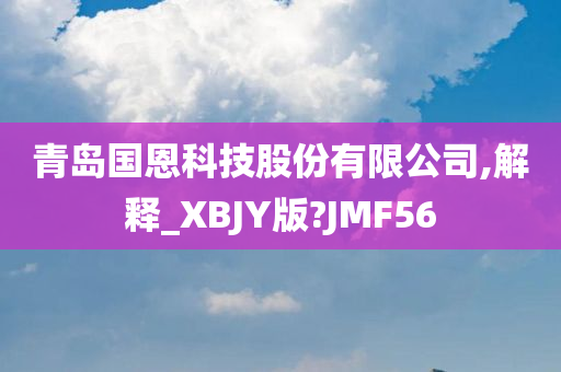 青岛国恩科技股份有限公司,解释_XBJY版?JMF56