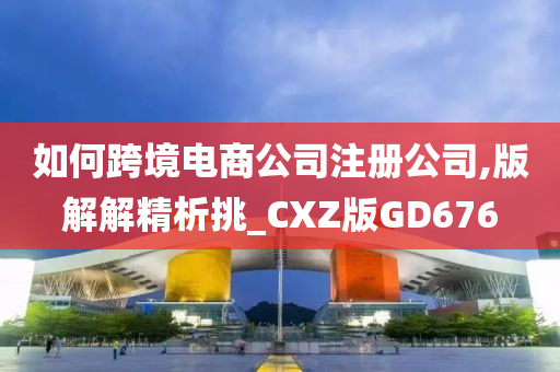 如何跨境电商公司注册公司,版解解精析挑_CXZ版GD676