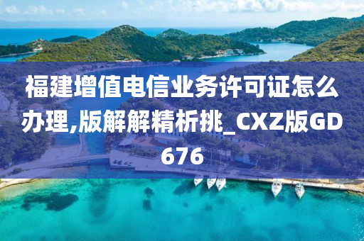 福建增值电信业务许可证怎么办理,版解解精析挑_CXZ版GD676