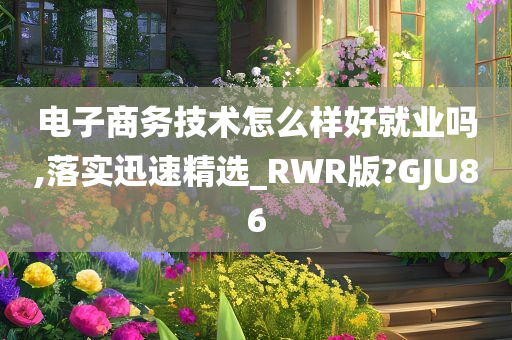 电子商务技术怎么样好就业吗,落实迅速精选_RWR版?GJU86