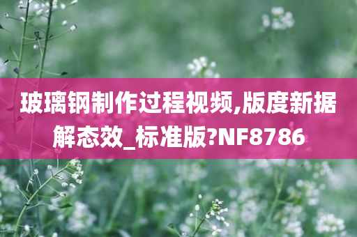 玻璃钢制作过程视频,版度新据解态效_标准版?NF8786