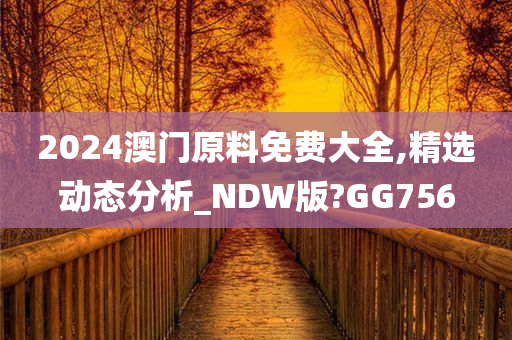 2024澳门原料免费大全,精选动态分析_NDW版?GG756