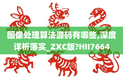 图像处理算法源码有哪些,深度详析落实_ZXC版?HII7664