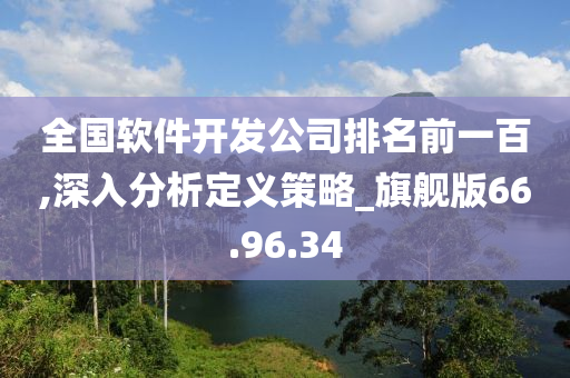 全国软件开发公司排名前一百,深入分析定义策略_旗舰版66.96.34