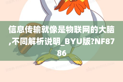 信息传输就像是物联网的大脑,不同解析说明_BYU版?NF8786