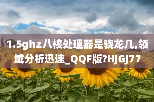 1.5ghz八核处理器是骁龙几,领域分析迅速_QQF版?HJGJ77