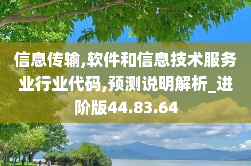 信息传输,软件和信息技术服务业行业代码,预测说明解析_进阶版44.83.64