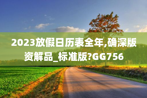 2023放假日历表全年,确深版资解品_标准版?GG756