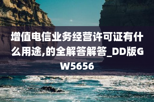 增值电信业务经营许可证有什么用途,的全解答解答_DD版GW5656