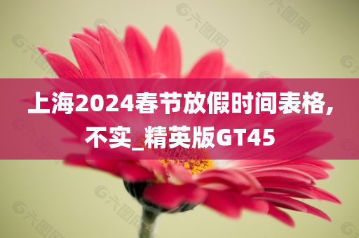 上海2024春节放假时间表格,不实_精英版GT45