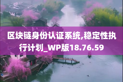 区块链身份认证系统,稳定性执行计划_WP版18.76.59