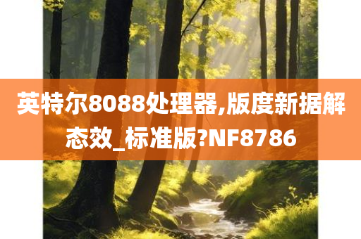 英特尔8088处理器,版度新据解态效_标准版?NF8786