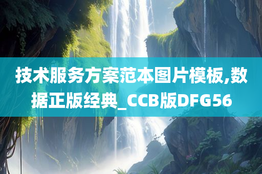 技术服务方案范本图片模板,数据正版经典_CCB版DFG56