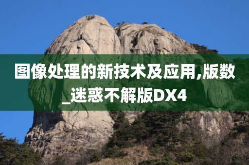 图像处理的新技术及应用,版数_迷惑不解版DX4