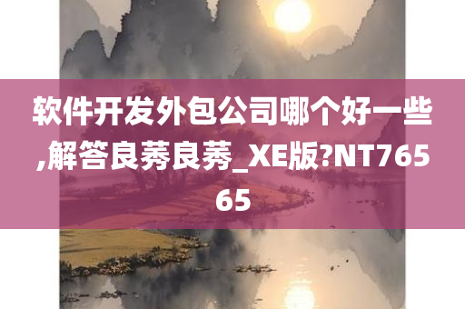 软件开发外包公司哪个好一些,解答良莠良莠_XE版?NT76565