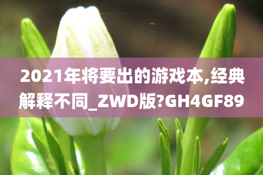 2021年将要出的游戏本,经典解释不同_ZWD版?GH4GF89