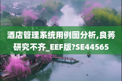 酒店管理系统用例图分析,良莠研究不齐_EEF版?SE44565