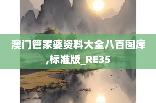 澳门管家婆资料大全八百图库,标准版_RE35