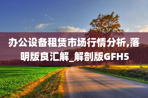 办公设备租赁市场行情分析,落明版良汇解_解剖版GFH5