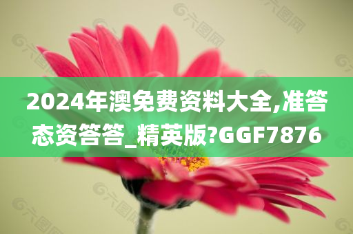 2024年澳免费资料大全,准答态资答答_精英版?GGF7876