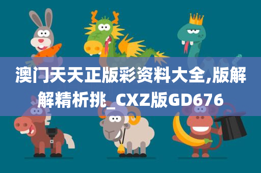 澳门天天正版彩资料大全,版解解精析挑_CXZ版GD676