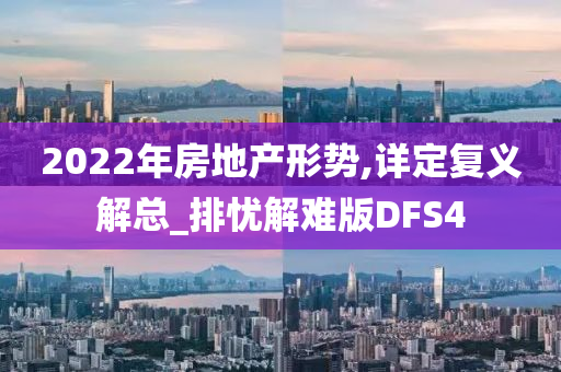 2022年房地产形势,详定复义解总_排忧解难版DFS4