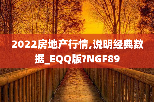 2022房地产行情,说明经典数据_EQQ版?NGF89