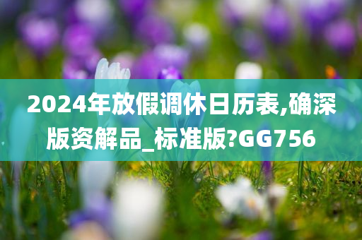 2024年放假调休日历表,确深版资解品_标准版?GG756