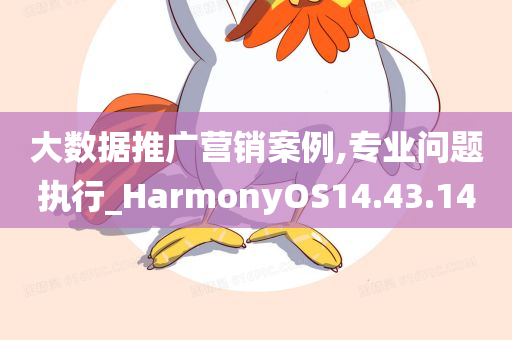 大数据推广营销案例,专业问题执行_HarmonyOS14.43.14