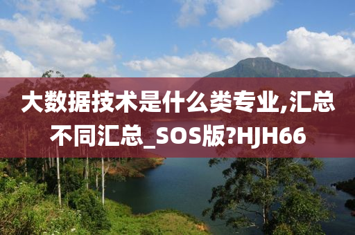 大数据技术是什么类专业,汇总不同汇总_SOS版?HJH66