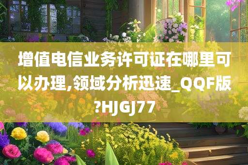 增值电信业务许可证在哪里可以办理,领域分析迅速_QQF版?HJGJ77