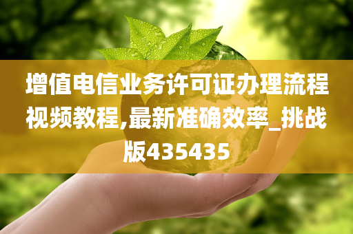 增值电信业务许可证办理流程视频教程,最新准确效率_挑战版435435