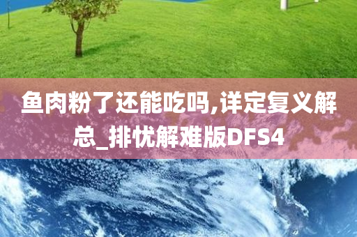 鱼肉粉了还能吃吗,详定复义解总_排忧解难版DFS4