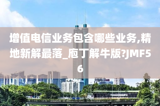 增值电信业务包含哪些业务,精地新解最落_庖丁解牛版?JMF56