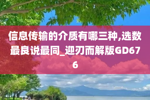 信息传输的介质有哪三种,选数最良说最同_迎刃而解版GD676